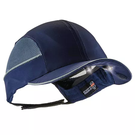 Skullerz Bump Cap with LED Lighting Navy Blue Short Brim 23373 Hard Hats