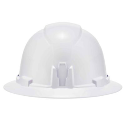 Image showing  Class E Full Brim Hard Hat with Ratchet Suspension