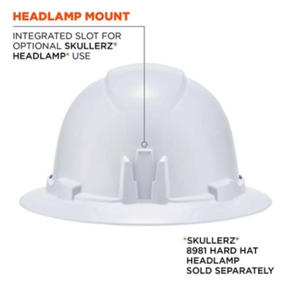 Image showing  Class E Full Brim Hard Hat with Ratchet Suspension