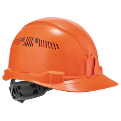 Skullerz Class C Cap-Style Hard Hat with Ratchet Suspension, Orange