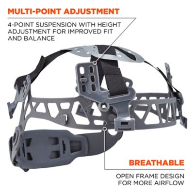 Image showing 9 th Skullerz Class C Cap-Style Hard Hat with Ratchet Suspension, Orange