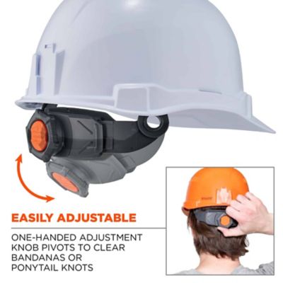 Image showing 9 th Skullerz Class C Full Brim Hard Hat with Ratchet Suspension