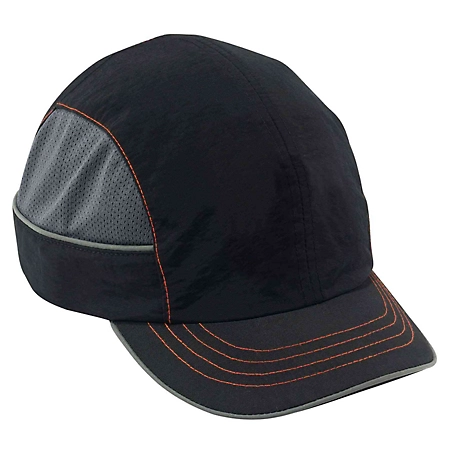Skullerz Bump Cap Hat, Black, Short Brim, 23346