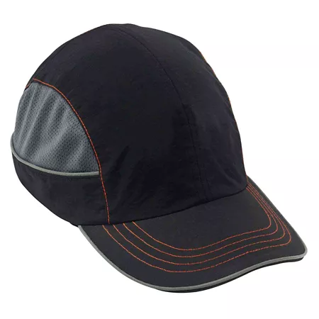 Skullerz Bump Cap Hat Black Long Brim 23348 Hard Hats