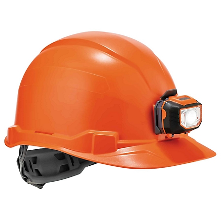 Skullerz Class E Cap-Style Hard Hat and LED Light with Ratchet Suspension