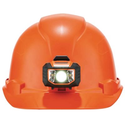 Image showing  Class E Cap-Style Hard Hat and LED Light with Ratchet Suspension