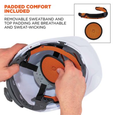 Image showing 8 th Skullerz Class E Cap-Style Hard Hat and LED Light with Ratchet Suspension