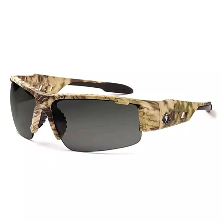 Skullerz Dagr Safety Glasses/Sunglasses Kryptek Highlander Smoke Lens Safety Glasses