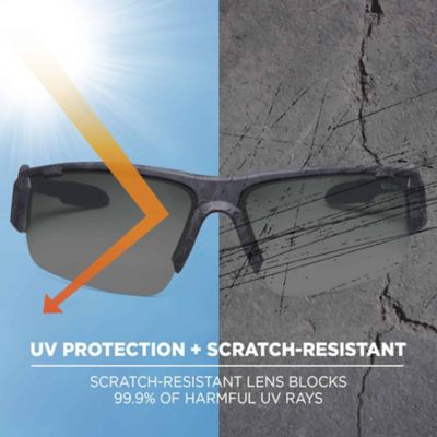Image showing  Dagr Safety Glasses/Sunglasses, Kryptek Highlander Frame, Polarized Smoke Lens