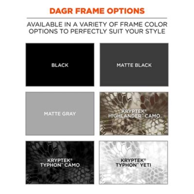 Image showing 6 th Skullerz Dagr Safety Glasses/Sunglasses, Matte Black, Anti-Fog Smoke Lens