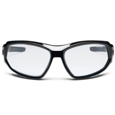 Image showing  Loki Safety Glasses/Sunglasses, Black Frame, Clear Lens