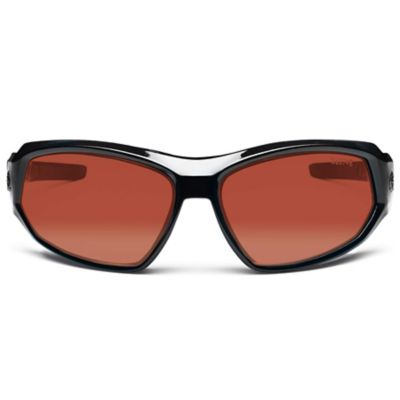 Image showing  Loki Safety Glasses/Sunglasses, Black Frame, Polarized Copper Lens