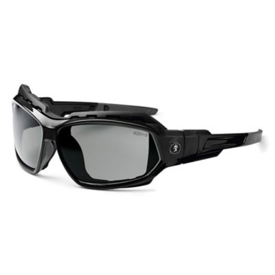Image showing  Loki Safety Glasses/Sunglasses, Black Frame, Polarized Smoke Lens