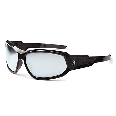 Skullerz Loki Safety Glasses/Sunglasses, Black, Anti-Fog Indoor/Outdoor Lens