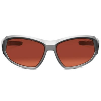Image showing  Loki Safety Glasses/Sunglasses, Matte Gray Frame, Polarized Copper Lens