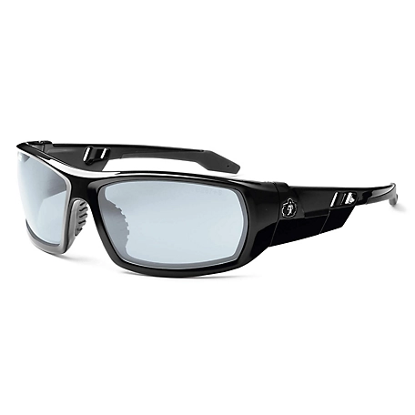Ergodyne Skullerz Odin Safety Glasses/Sunglasses, Black Frame, Anti-Fog In/Outdoor Lenses
