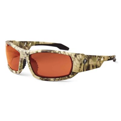 Skullerz Odin Safety Glasses/Sunglasses, Kryptek Highlander, Copper Lens