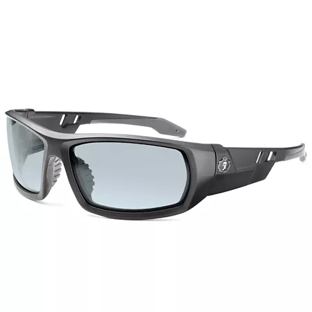 Ergodyne Skullerz Odin Safety Glasses/Sunglasses Matte Black Frame Anti-Fog Indoor/Outdoor Lens Safety Glasses