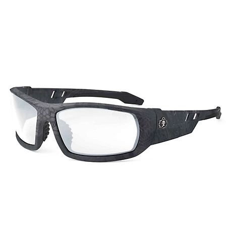 Ergodyne Skullerz Odin Safety Glasses/Sunglasses, Kryptek Typhon Frame, Clear Lenses