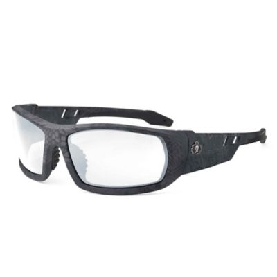 Ergodyne Skullerz Odin Safety Glasses/Sunglasses, Kryptek Typhon Frame, Anti-Fog Clear Lenses