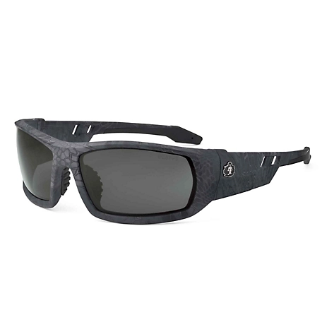 Skullerz Odin Safety Glasses/Sunglasses, Typhon, Smoke Lens