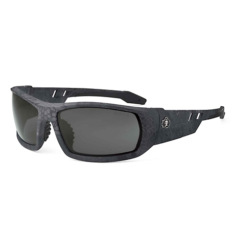 Skullerz Odin Safety Glasses/Sunglasses, Typhon, Anti-Fog Smoke Lens