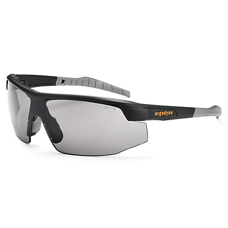 Skullerz Skoll Safety Glasses/Sunglasses, Matte Black, Smoke Lens