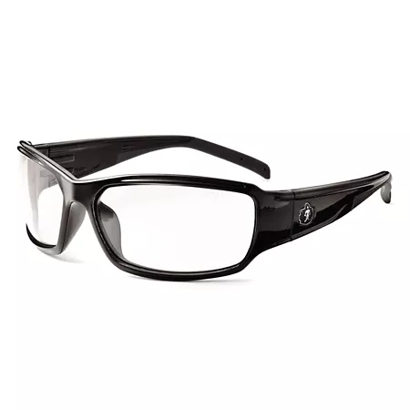 Skullerz Thor Safety Glasses/Sunglasses Black Clear Lens Safety Glasses