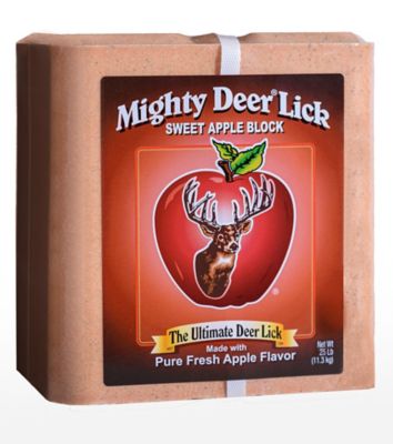 Mighty Deer Lick 25 lb. Sweet Apple Block Deer Attractant