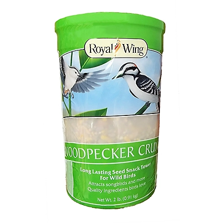 Royal Wing Woodpecker Crunch Seed Tower for Wild Birds