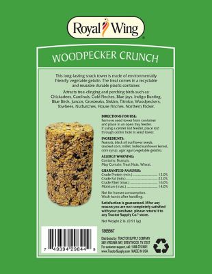 Image showing  Woodpecker Crunch Seed Tower for Wild Birds
