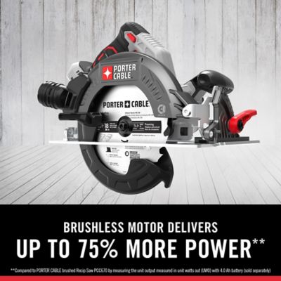 Image showing  20V 7-1/4 in. Cordless Brushless Circular Saw, Bare Tool