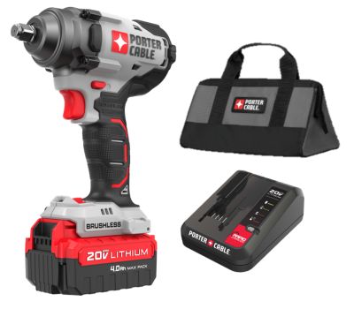 Image showing  1/2 in. Drive 275 ft.-lb. 20V Mid Torque Impact Wrench Kit