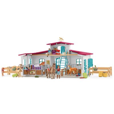 Schleich 56 pc. Lakeside Riding Center Playset