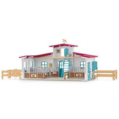 Image showing  56 pc. Lakeside Riding Center Playset