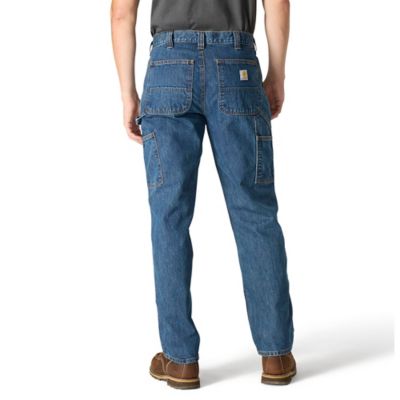Image showing  Men's Loose Straight Denim Dungaree