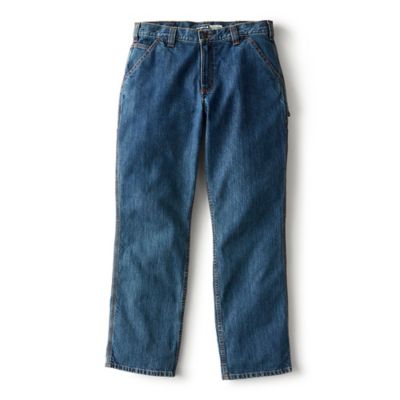 Image showing  Men's Loose Straight Denim Dungaree