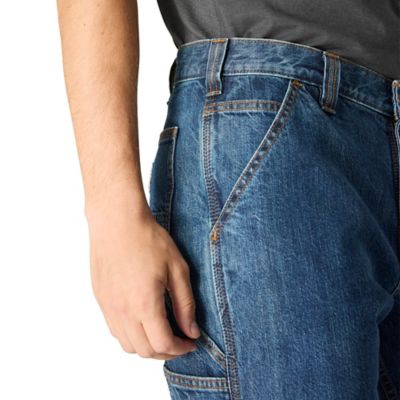 Image showing 5 th Carhartt Men's Loose Straight Denim Dungaree