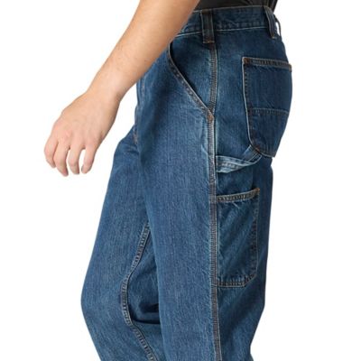 Image showing 4 th Carhartt Men's Loose Straight Denim Dungaree