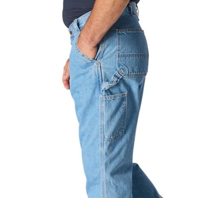 Image showing  Men's Loose Straight Denim Dungaree