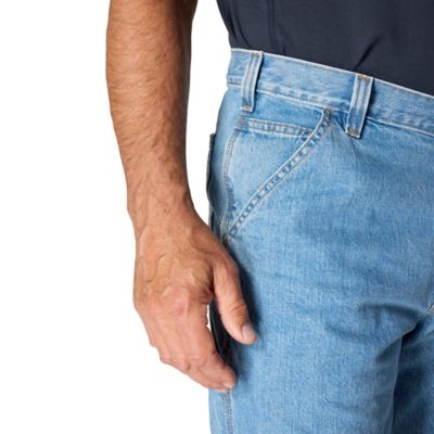 Image showing 4 th Carhartt Men's Loose Straight Denim Dungaree