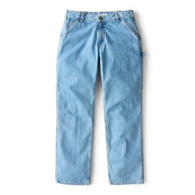 Image showing 0 th Carhartt Men's Loose Straight Denim Dungaree