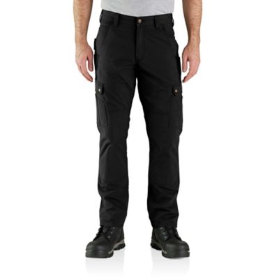 Carhartt Men's 35 in. x 30 in. Dark Coffee Cotton Washed Twill Dungaree  Relaxed Fit Pant B324-DFE - The Home Depot