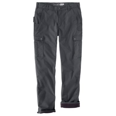 Carhartt Men s Relaxed Fit Mid Rise Ripstop Cargo Fleece Lined Work Pants 1865825 at Tractor Supply Co