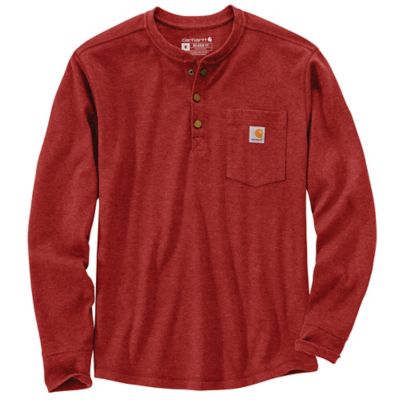 Carhartt Men's Relaxed Fit Henley Pocket Thermal T-Shirt
