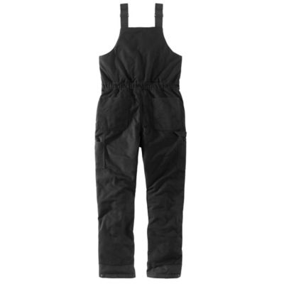 Image showing  Women's Loose Fit Washed Duck Insulated Biberalls