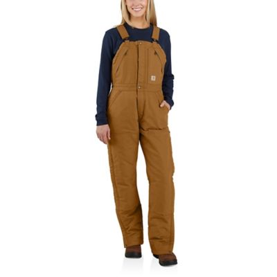 Carhartt Women's Loose Fit Washed Duck Insulated Biberalls