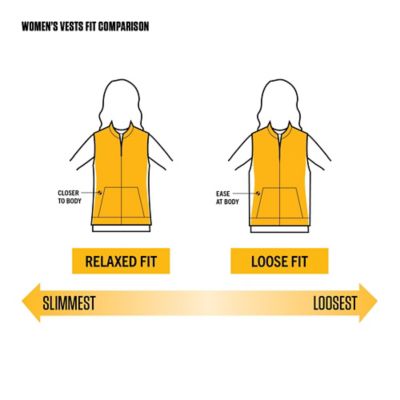 Image showing 3 th Carhartt Women's Loose Fit Washed Duck Sherpa-Lined Mock Neck Vest