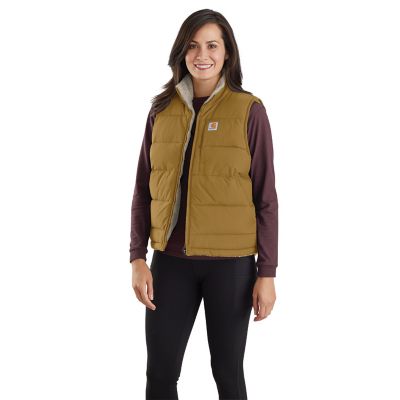 Carhartt Montana Relaxed Fit Insulated Vest The wife love's the fit, feel and the warmth that the vest has been providing since her Christmas gift arrived