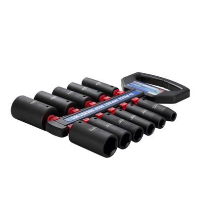 Image showing  1/2 in. Drive SAE Assorted Impact Deep Socket Set, 11 pc.